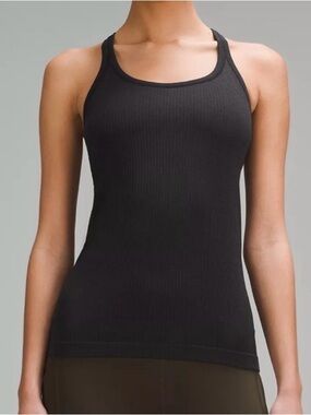 Ebb to Street Tank Top (Light Support, B/ C Cup) in Black